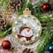 Wonderland Crafts Snowman & Santa Ball Ornament Bead Embroidery Kit